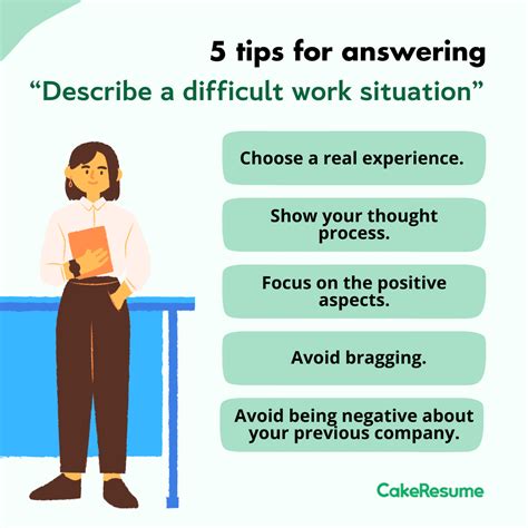 Tips on Answering “How Did You Handle a Difficult Situation?” | CakeResume
