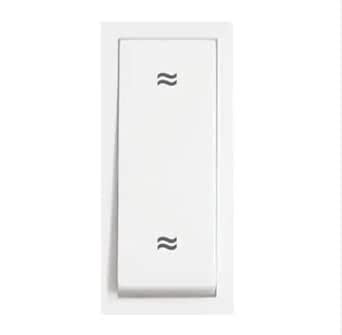 Sappholit 10A Regular Type 2 Way Modular Switch, White Colour (Pack of ...
