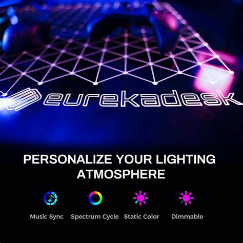 EUREKA ERGONOMIC Music Sensing RGB LED Lights Glass India | Ubuy