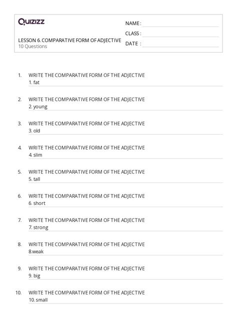 50+ Commas With Coordinate Adjectives worksheets for 4th Class on ...