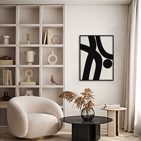 Buy Studio Artemist Scandinavian Mod Pods 2 Black n white Abstract ...