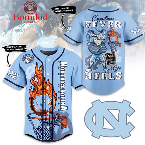 North Carolina Tar Heels Fan Loyal Personalized Baseball Jersey ...