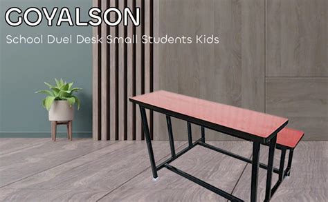 APPLE FURNITURE Duel Desk Kids Double Student Bench Cum Duel Desk ...