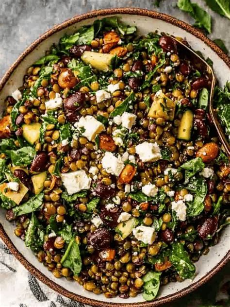 Delicious French Lentil Salad with Feta for Fresh Flavor