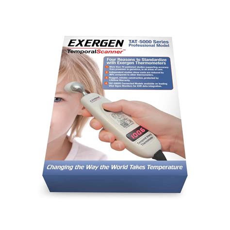 Exergen TAT-5000 Temporal Contact Professional Thermometer