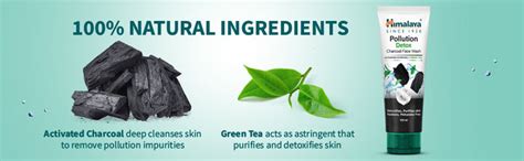Buy Himalaya Pollution Detox Charcoal Face Wash 50ml, 100ml, 200ml ...