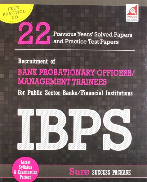 Buy IBPS Bank Probationary Officers/ Management Trainees: 22 Previous ...
