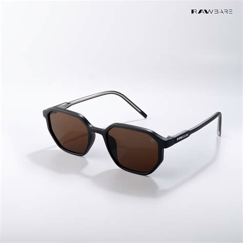Tawi Gaze - Mudstone Angular Hexagon Sunglasses - RB2572 — Rawbare