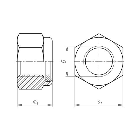 Buy DIN 985 steel I10I zinc plated fine thread online