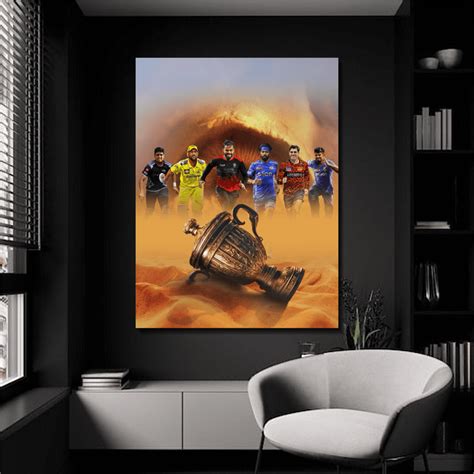 Buy "Final Destination-Cricket Heroes IPL Trophy Chase" Canvas Wall Art ...