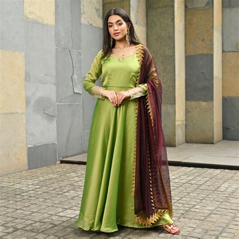 Poppy Green – The Anarkali Shop