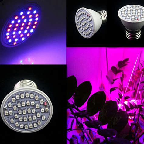 Купить Е27 Сид 36leds растет свет лампы 3 вт гидропоники освещение с ...