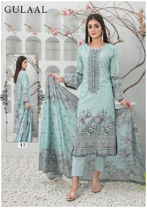 Gulaal Karachi Vol-5 – Dress Material: Textilecatalog