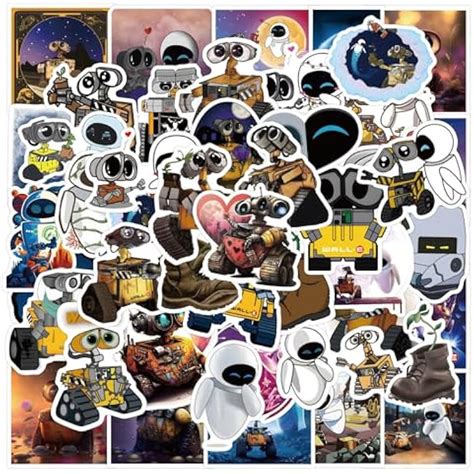 MINRAIN Wall-E Sticker Pack of 50 Stickers - India | Ubuy