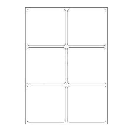 K3 Multi Purpose Self Adhesive Labels (Lable Size 39 x 47.5 mm, 30 ...