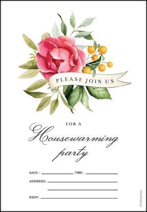 thepapertoys House Warming Invitation Cards , 25 Cards with Envelopes ...