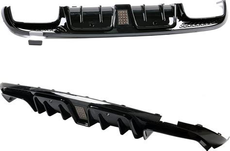 Buy IKON MOTORSPORTS, Rear Diffuser + Exhaust Tips Compatible With 2015 ...