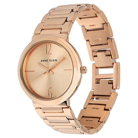 Buy Online Anne Klein Quartz Analog Rose Gold Dial Metal Strap Watch ...