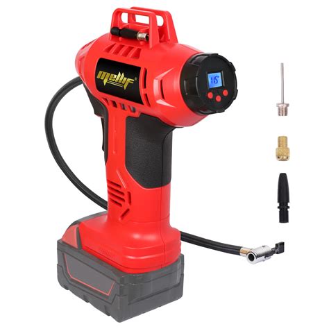 Tire Inflator Air Compressor, Mellif for Milwaukee M18 18V Battery 160PSI Cordless Portable ...