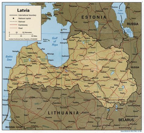Maps of Latvia | Map Library | Maps of the World