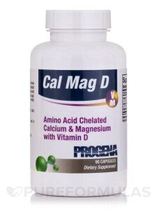 Cal/Mag/D - 90 Tablets - Progena | PureFormulas