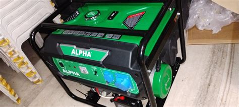 AK POWER SERVICE ALPHA CLASSIC A9500-7500W Self Start Generator Green ...