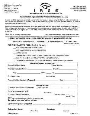 Fillable Online Automatic Payment Form.doc. 01961888.3 Fax Email Print ...
