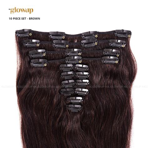 HK glowup 10 piece Clip-in Hair Extension Sets | Trendy Hair Styles ...