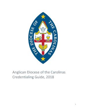ADOC Credentialing Guide - The Diocese Of The Carolinas 2020-2026 ...