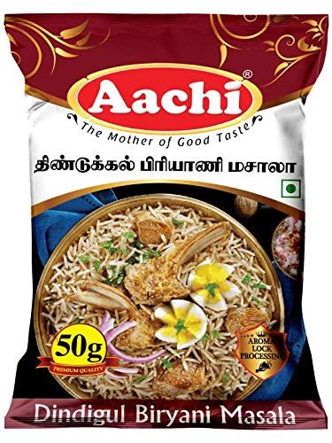 MR & SONS_Aachi Spice Powder - Dindigul Biryani Masala - 50gm & MJR ...