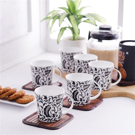 Clay Craft Bone China Jackson Studioline Coffee Mug Set, 150Ml ...