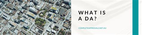 What is a DA? - Complete Approvals