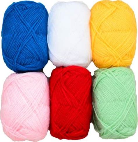 Lovely Arts Collection’s 6 Big Size Multi-Coloured Wool bundle Knitting ...