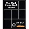 Buy The Blank Comic Book Notebook: Original Black Edition - Variety of ...