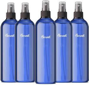 HARRODS Empty Plastic Blue Mist Spray Bottle For oil, Liquid, Fogging ...