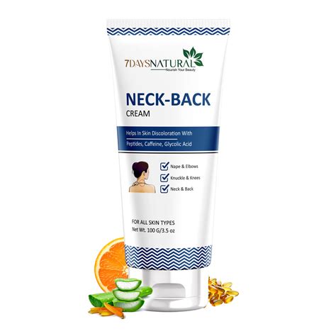 Neck Back Cream | 7Days Natural