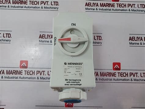 Mennekes 7012Rs Switchable Industrial Interlock Socket – Aeliya Marine Tech