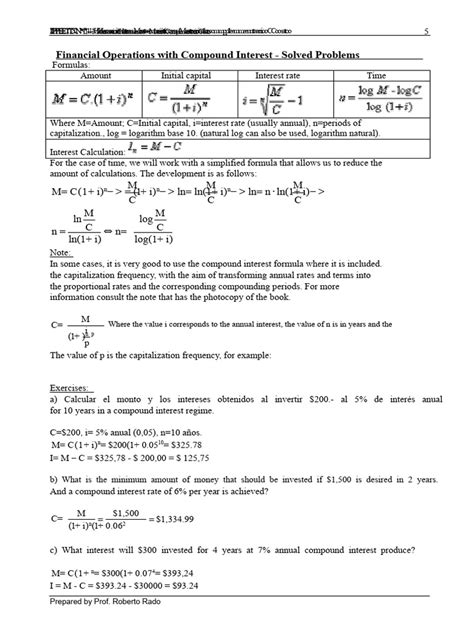 Image result for Compound Interest Example Problems