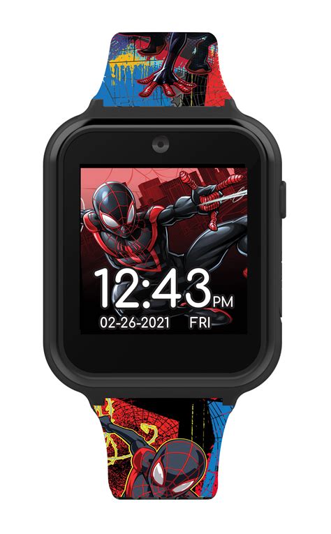 Buy Marvel Spiderman Miles Morales iTime Interactive Smartwatch Online ...