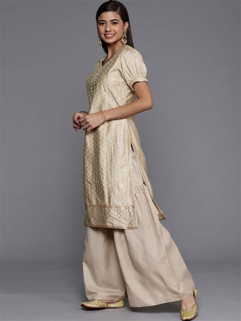 WCKC9091 Made to Measure Cotton Resham & Sequence Embroidery Sharara ...