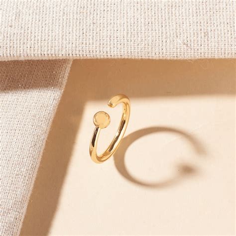 Skye Globe Gold Ring | Salty – Salty Accessories