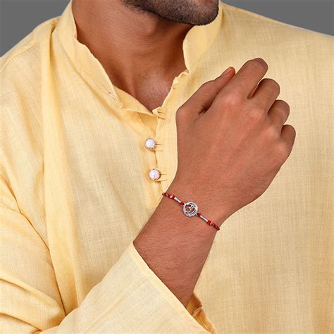 Buy Silver Rakhi Online at Best Price | Rakhi for Brother – GIVA Jewellery