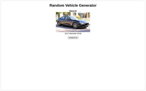Image result for Random Vehicle Search