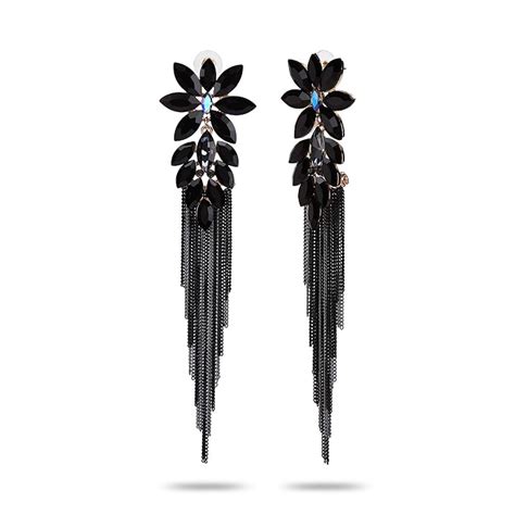 YouBella Jewellery Earings Crystal Tassel Handmade Earrings for Girls ...