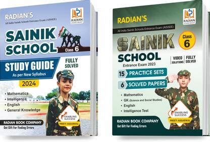 Combo Of Sainik School Class 6 Guidebook And Practice Set 2024 With ...