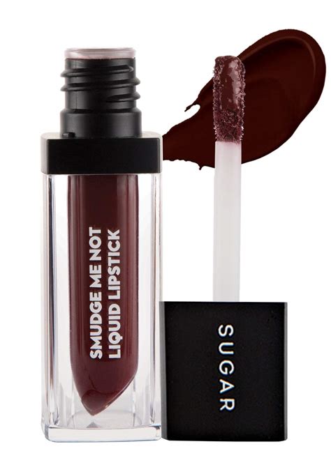 Buy SUGAR Cosmetics - Smudge Me Not - Liquid Lipstick - 21 Aubergine ...