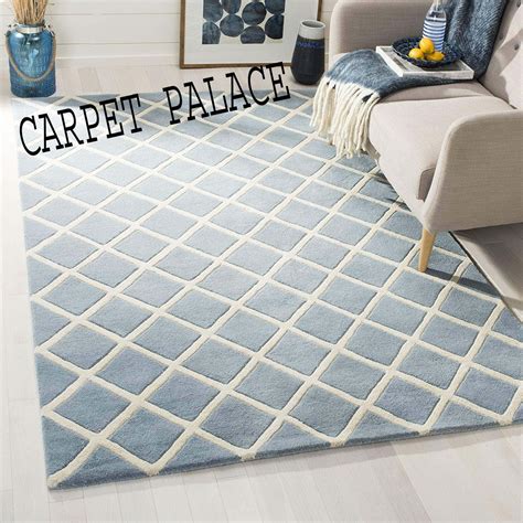 Buy Carpet palace Handwoven Pure Woolen Modern Carpets Collection 1 ...