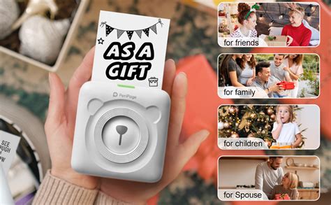 RIITEK PeriPage 304 DPI Ultra HD Resolution A6 Mini Printer; Wireless ...