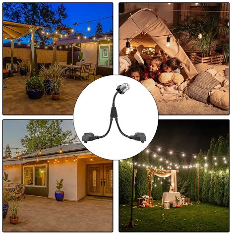 Buy Luxvista 2 in 1 Light Socket to Plug Adapter, 3 Prong Light Bulb ...