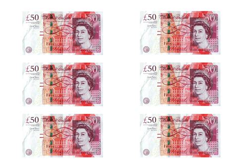 6 X 50 Notes Twenty Pound Note Cake Decoration Topper | Desertcart INDIA